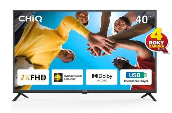 CHiQ L40G5W TV 40",  FHD,  klasická TV,  ne-smart,  Dolby Audio