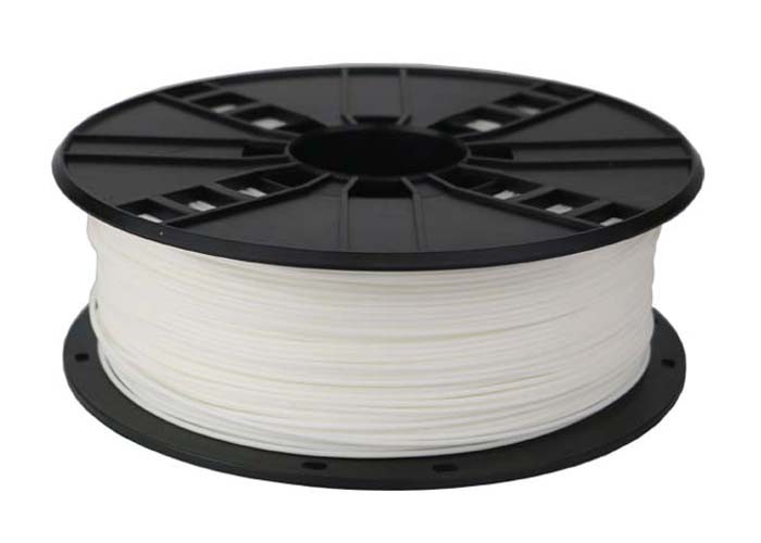 Tlačová struna (filament) GEMBIRD, PLA, 1,75mm, 1kg, biela