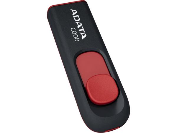 32GB USB ADATA C008 čierno/ červená (potlač)