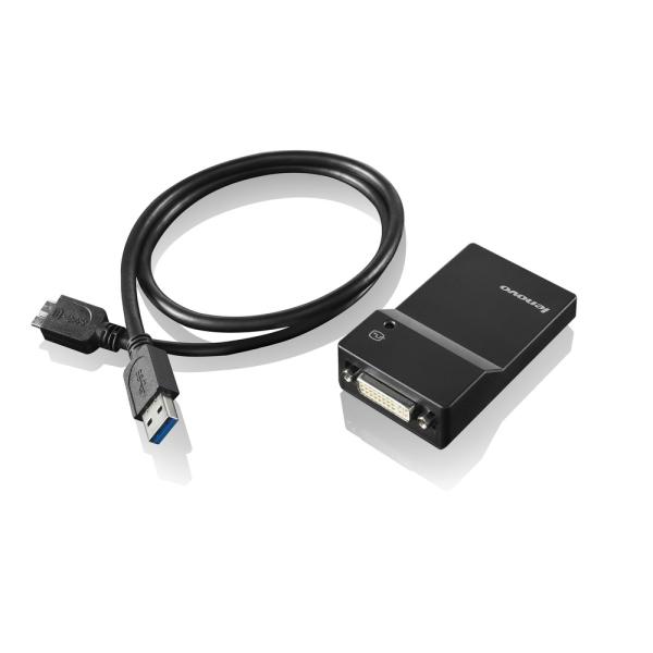 Lenovo USB 3.0 to DVI/ VGA Monitor Adapter SK