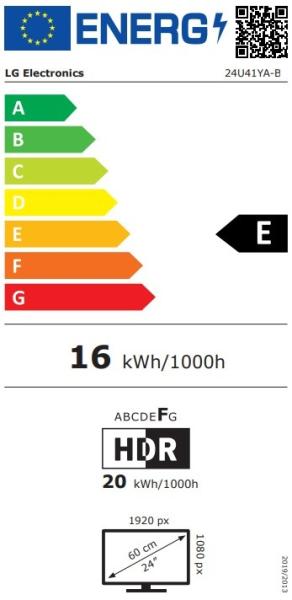 LG/ 24U41YA-B/ 23, 8"/ IPS/ FHD/ 120Hz/ 5ms/ Čierna/ 3R 