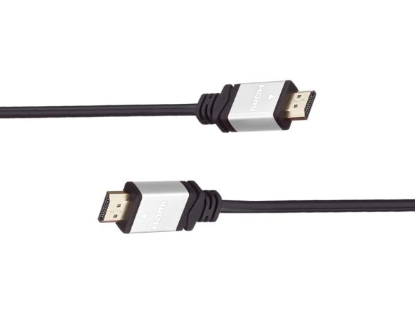 PremiumCord kábel HDMI M/ M, zlac.a kovové HQ, 10m 