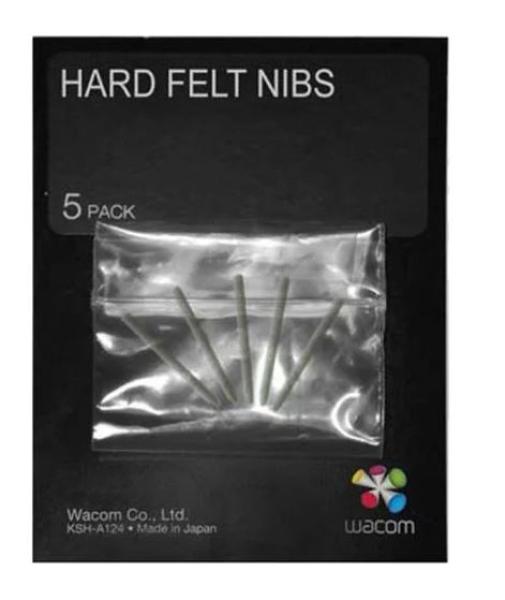 Wacom Hard felt nibs 5 pack, I4 5 