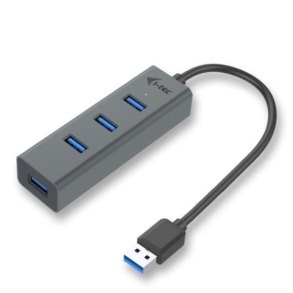 i-tec USB 3.0 Metal pasívny 4 portový HUB