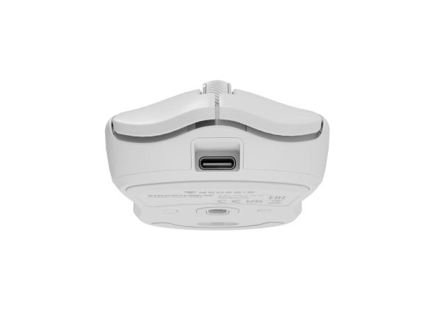 Genesis herná myš ZIRCON 500 G2/ Herná/ Optická/ 10 000 DPI/ USB+BT/ Biela 