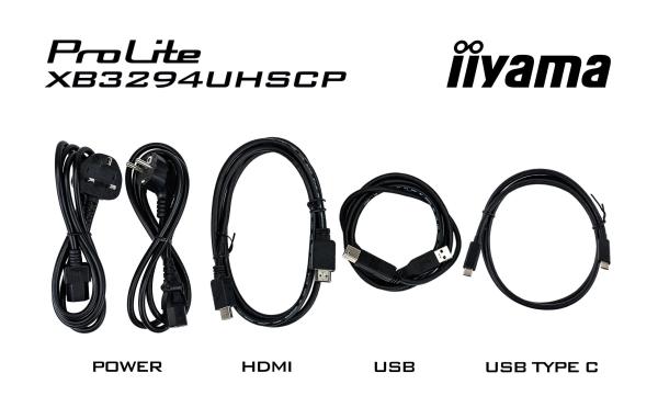 iiyama ProLite/ XB3294UHSCP-B1/ 31, 5"/ VA/ 4K UHD/ 60Hz/ 2ms/ Čierna/ 5R 