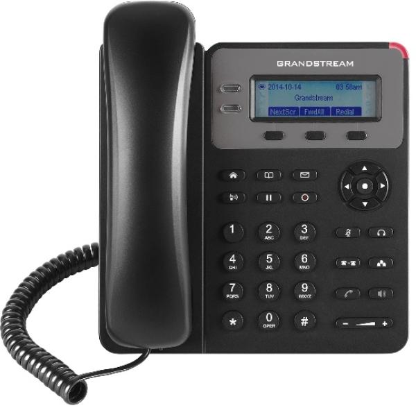 Grandstream GXP1615, 2, 95" LCD dispplej, 1SIP účet, 3prog. tačítka, dual 10/ 100MBps, PoE