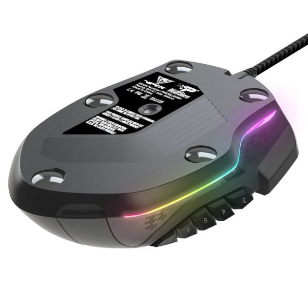 Patriot Viper RGB Black Edition/ Herná/ Laserová/ Pre pravákov/ 6 000 DPI/ Drôtová USB/ Čierna 