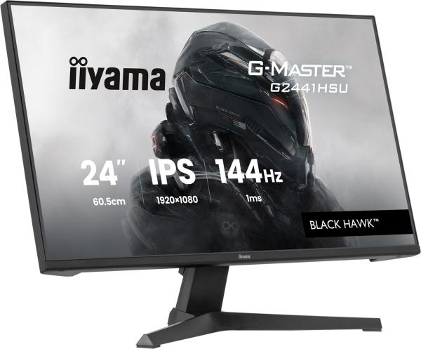 iiyama G-Master/ G2441HSU-B1/ 23, 8"/ IPS/ FHD/ 144Hz/ 1ms/ Čierna/ 3R 