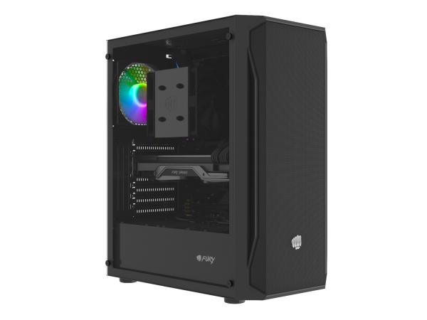 PC skriňa Fury SHOBO SH4 RGB Midi Tower, Window,  