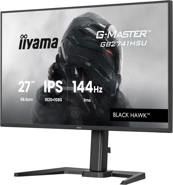 iiyama G-Master/ GB2741HSU-B1/ 27"/ IPS/ FHD/ 144Hz/ 1ms/ Čierna/ 3R 