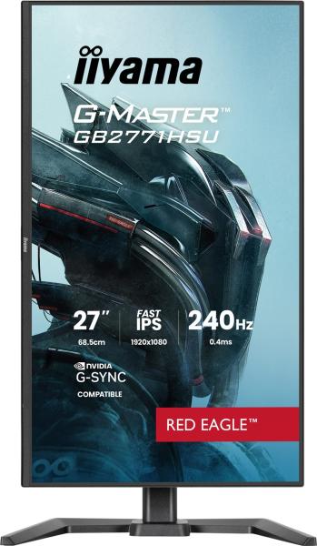 iiyama G-Master/ GB2771HSU-B1/ 27"/ IPS/ FHD/ 240Hz/ 0, 4ms/ Čierna/ 3R 