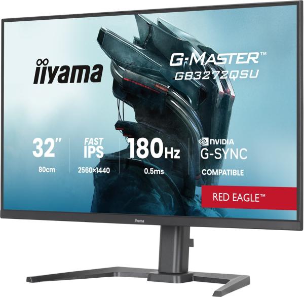 iiyama G-Master/ GB3272QSU-B1/ 31, 5"/ IPS/ QHD/ 180Hz/ 0, 5ms/ Čierna/ 3R 