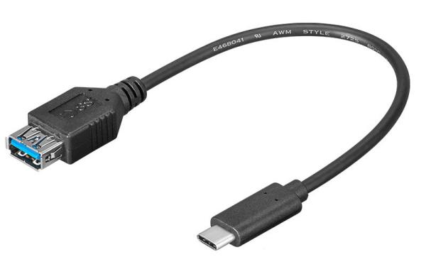PremiumCord Adaptér USB-C(M) - USB 3.0 A(F), 0, 2 m