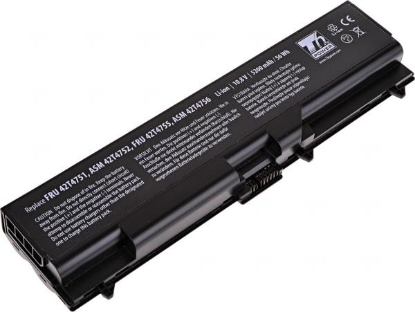 Batéria T6 Power Lenovo ThinkPad T410, T420, T510, T520, L410, L420, L510, 5200mAh, 56Wh, 6cell