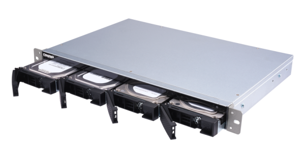 QNAP TS-431XeU-8G (1, 7GHz / 8GB RAM / 4x SATA / 2x GbE / 1x 10GbE SFP+ / 4x USB 3.0 / malá hloubka) 