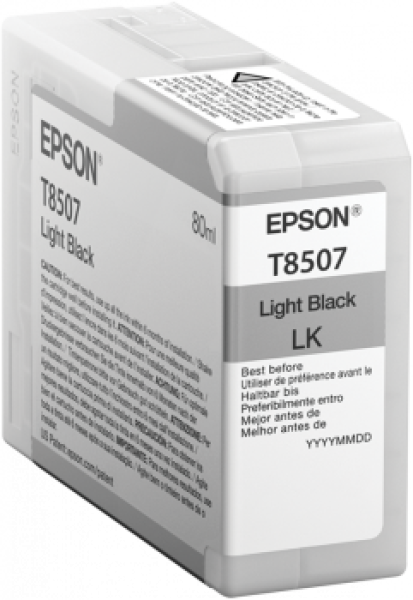 Epson Singlepack Photo Light Black T850700 UltraChrome HD ink 80ml