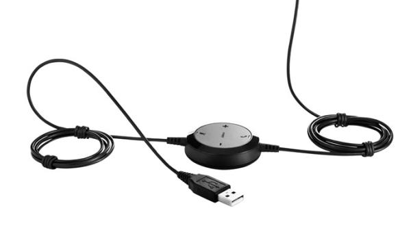 Jabra Evolve 20/ Mono/ USB/ Drát/ Černá 