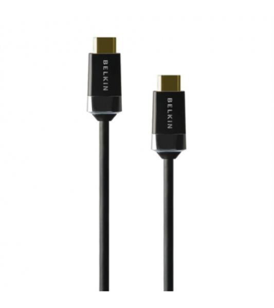 BELKIN HDMI - HDMI Kábel 4K/ Ultra HD s Ethernet, pozlac., 1m