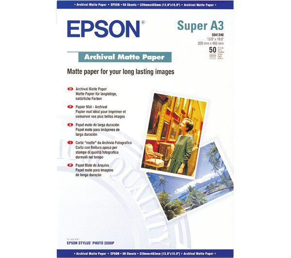 EPSON A3+, Archival Matte Paper (50listov)