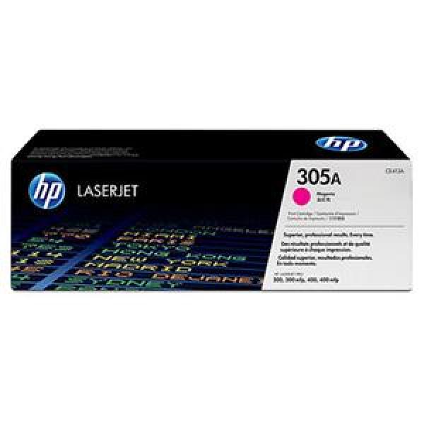 HP 305A Magenta LJ Toner Cart,  CE413A (2, 600 pages)