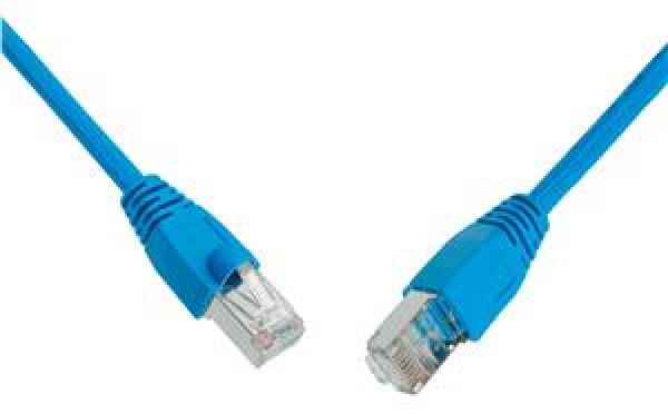 SOLARIX patch kábel CAT6 SFTP PVC 2m modrý snag-proof