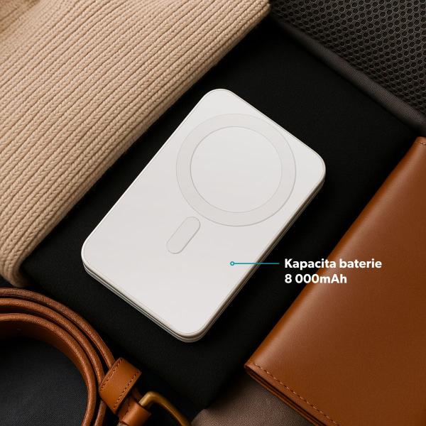 Epico UltraBase 4in1 8000mAh Fold powerbanka & bezdrôtový nabíjací stojan EF50 