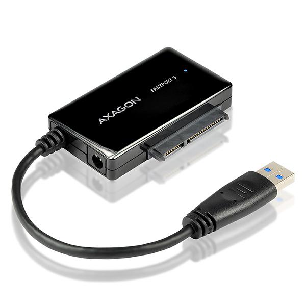 AXAGON ADSA-FP3, USB3.0 - SATA 6G HDD FASTport3 adaptér, vr. napájače 