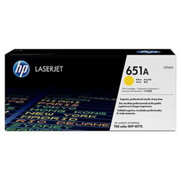 Toner HP 651A yellow