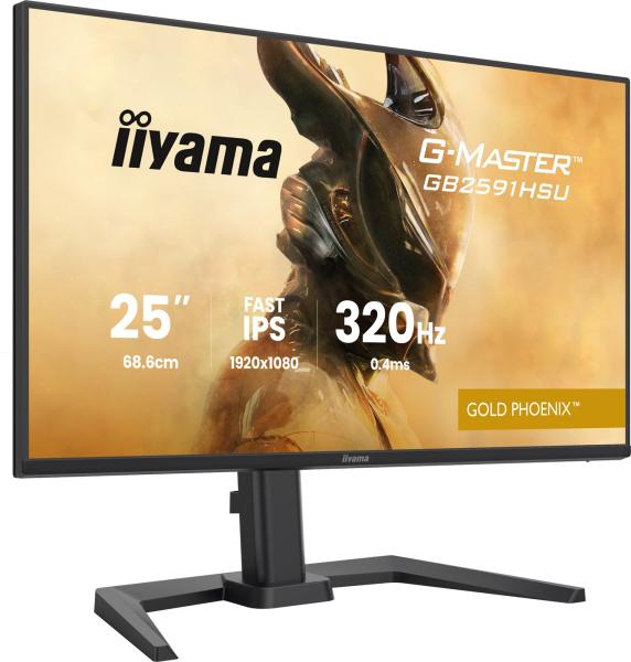 iiyama G-Master/ GB2591HSU-B1/ 24, 5"/ IPS/ FHD/ 320Hz/ 0, 4ms/ Čierna/ 3R 