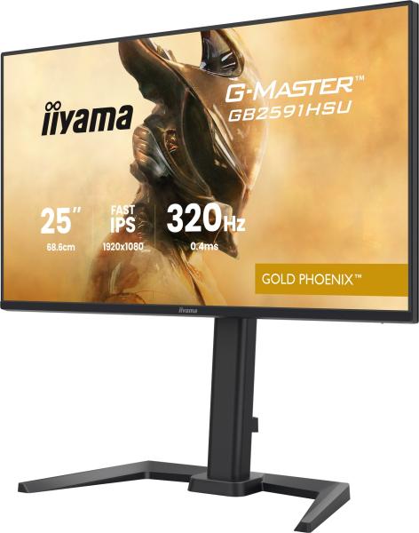 iiyama G-Master/ GB2591HSU-B1/ 24, 5"/ IPS/ FHD/ 320Hz/ 0, 4ms/ Čierna/ 3R 