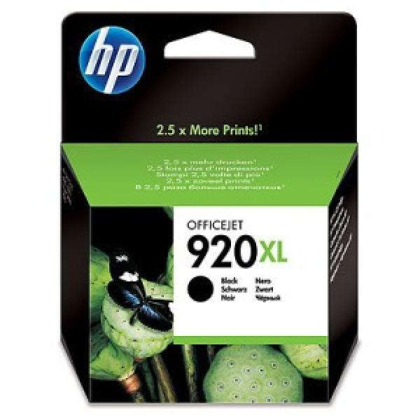 HP 920XL Black Ink Cart,  49 ml,  CD975AE