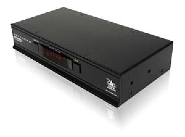 AdderView VGA 1x4, desktop KVM, VGA, USB, audio
