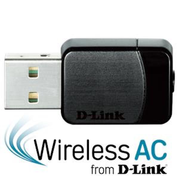 D-Link DWA-171 WiFi AC DualBand USB Micro adaptér