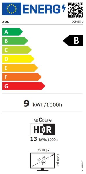 AOC/ X24E4U/ 24"/ IPS/ FHD/ 100Hz/ 4ms/ Čierna/ 5R 