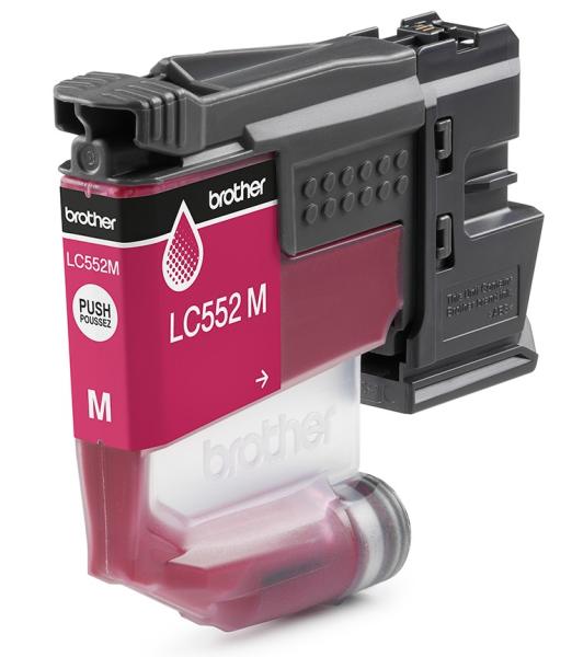 Brother LC-552M - atrament purpurový 
