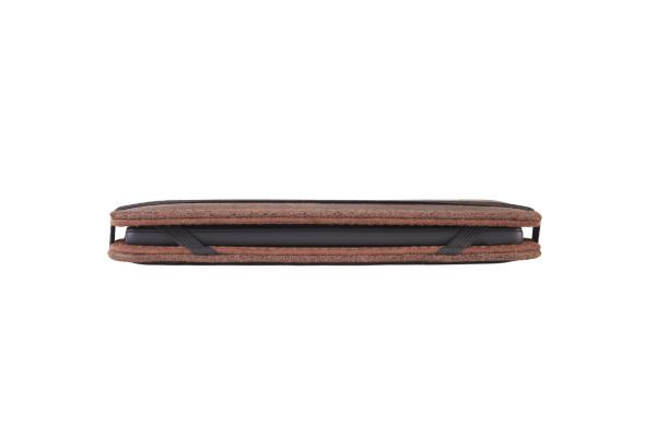 C-TECH PROTECT puzdro z pravej kože pre 6" zariadenie, RLC-02, hnedé (Onyx Boox Go 6 a Poke 5) 