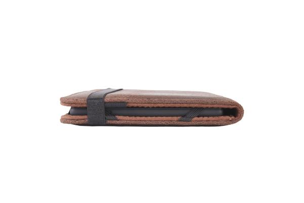 C-TECH PROTECT puzdro z pravej kože pre 6" zariadenie, RLC-02, hnedé (Onyx Boox Go 6 a Poke 5) 