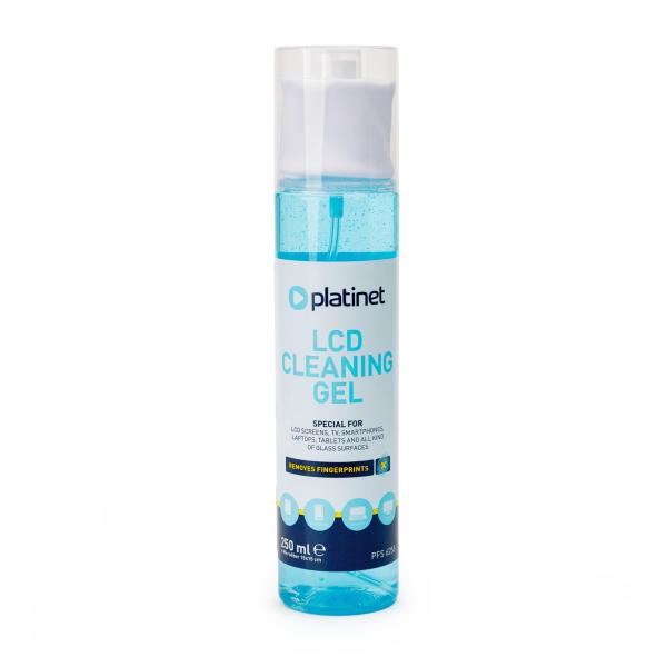 Platinet PFS6255 čistiaci gél na LCD 250 ml + utierka z mikrovlákna 