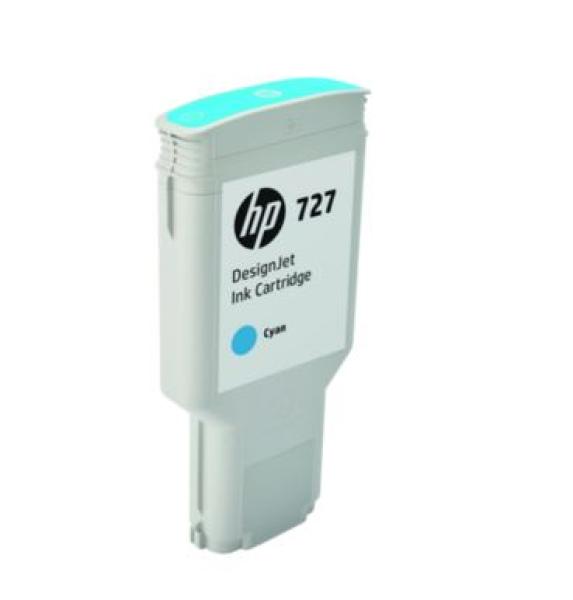 HP 727 300-ml Cyan DesignJet Ink Cartridge