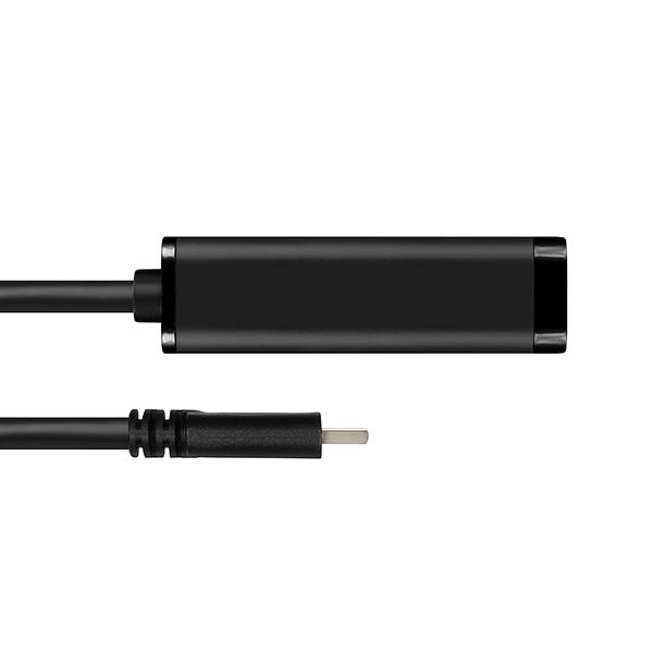 AXAGON ADE-SRC, USB-C 3.2 Gen 1 - Gigabit Ethernet sieťová karta, auto inštal, čierna 