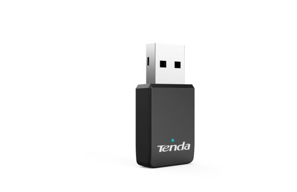 Tenda U9 WiFi AC650 USB Adapter, 633 Mb/ s (433 + 200 Mb/ s), 802.11 ac/ a/ b/ g/ n, OS Win XP/ 7/ 8/ 10/ 11 
