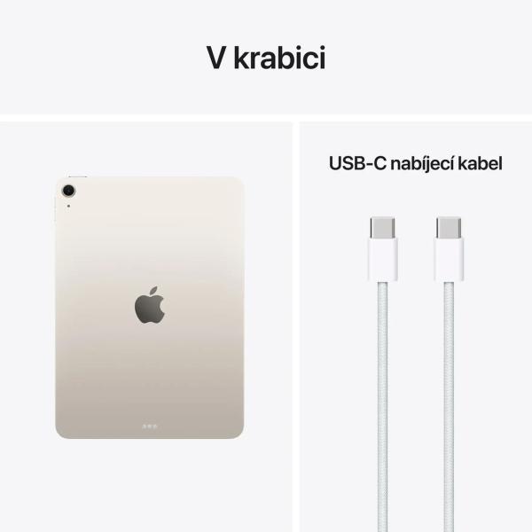 Apple iPad Air 11"/ (M4) Wi-Fi/ 11"/ 2360x1640/ 12GB/ 256GB/ iPadOS26/ Starlight 