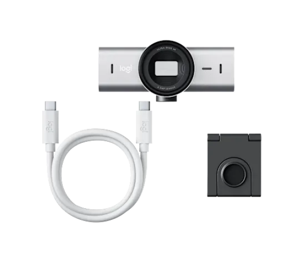 PROMO kamera Logitech MX BRIO 4K ultra HD, Grey 
