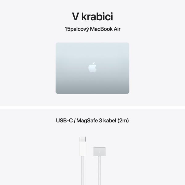 Apple MacBook Air 15"/ M5/ 15, 3"/ 2880x1864/ 16GB/ 512GB/ M5/ Tahoe/ Sky Blue/ 1R 