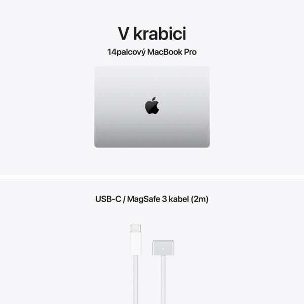 Apple MacBook Pro 14"/ M5 Pro/ 14, 2"/ 3024x1964/ 24GB/ 2TB/ M5 Pro/ Tahoe/ Silver/ 1R 