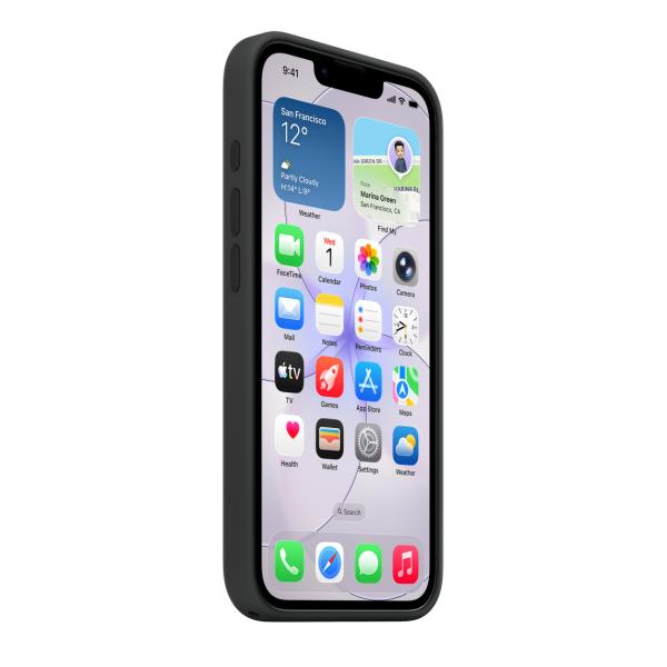 iPhone 17e Silicone Case with MagSafe – Black 