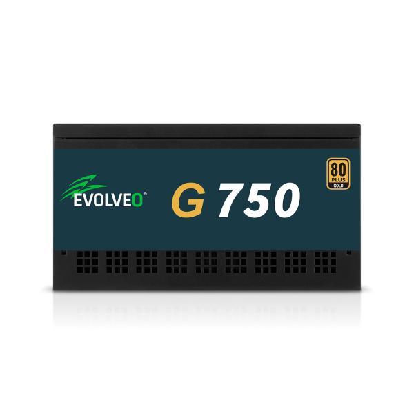 EVOLVEO G750, 750W, ATX3.1, 14cm, aPFC, 80+GOLD, 3YRW 