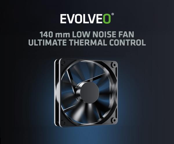 EVOLVEO P1200, 1200W/ ATX 3.1/ 80+ PLATINUM/  