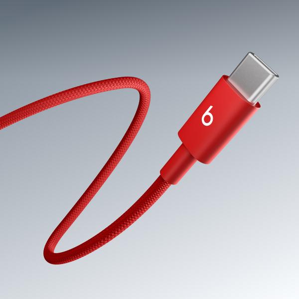 Beats 240W USB-C/ USB-C Braided Cable (3m) - Red 